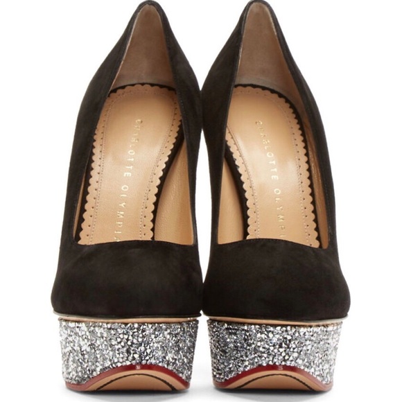 Charlotte Olympia Swarovski Platform Pumps - Picture 3 of 4